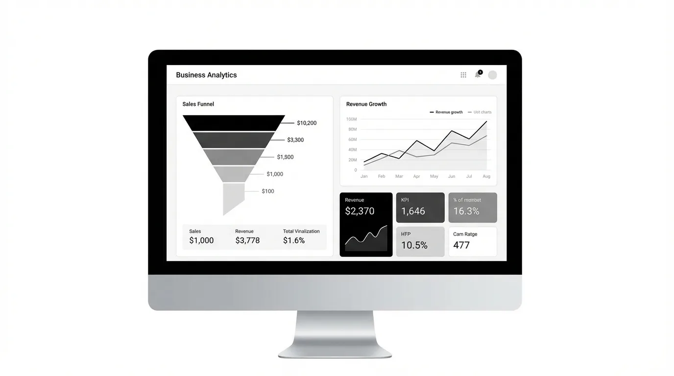 SIG Solutions revenue analytics dashboard with pipeline metrics and executive KPIs