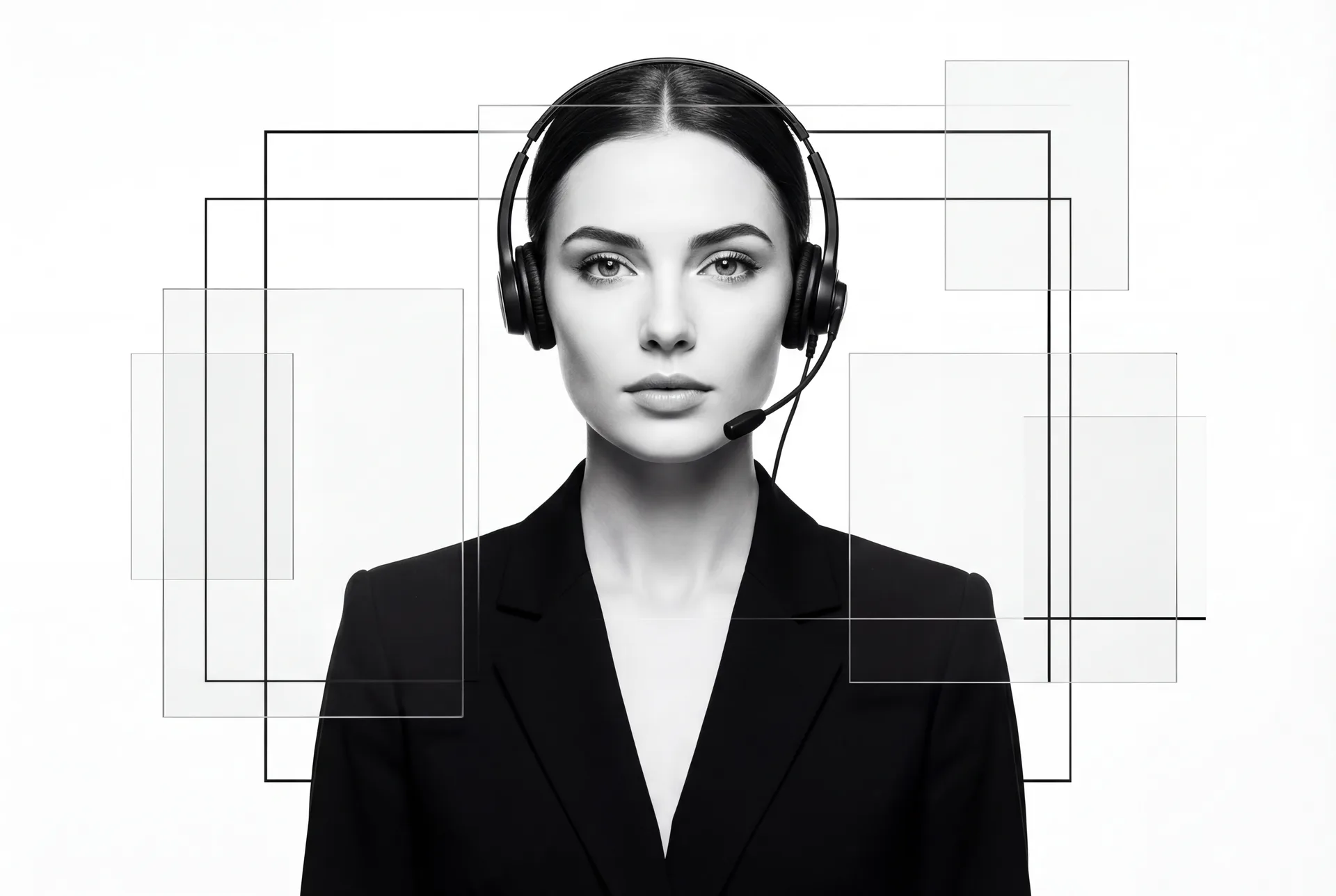 Professional telesales agent representing SIG call center operations